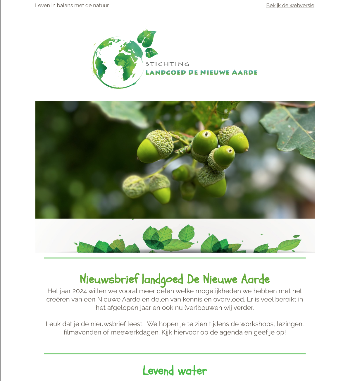 Nieuwsbrief oktober 2024